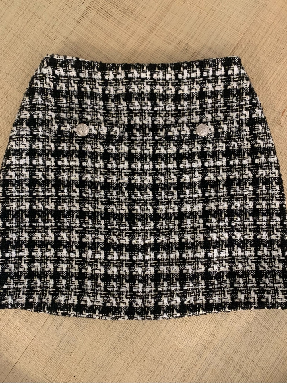 H&M Boucle Mini Skirt